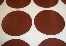 200 Brown 25mm - 1 Inch Colour Code Dots Round Stickers Sticky ID Labels