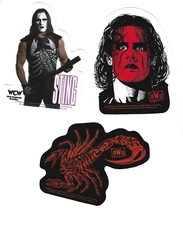 VERY RARE Lot of Sting WCW Stickers