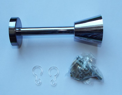 Raffhalter Schalhalter ''Kegel'' für Gardinen - Kunststoff in Farbe gun titan