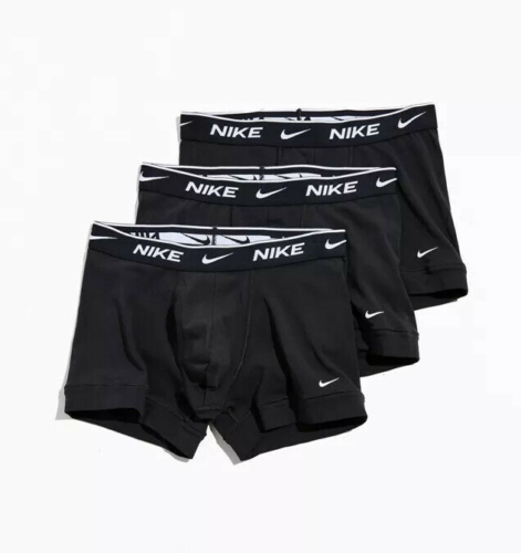 Nike Everyday Cotton Stretch Boxer Trunk pair, BLACK, XLARGE 40