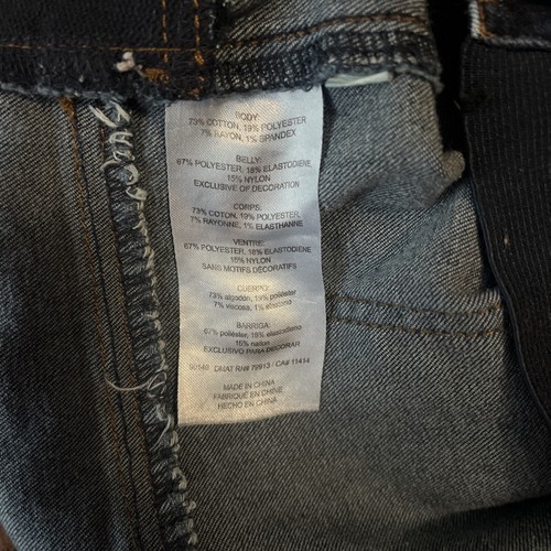 Womens Indigo Blue Maternity Denim Skinny Jeans 37x30 - Picture 13 of 13