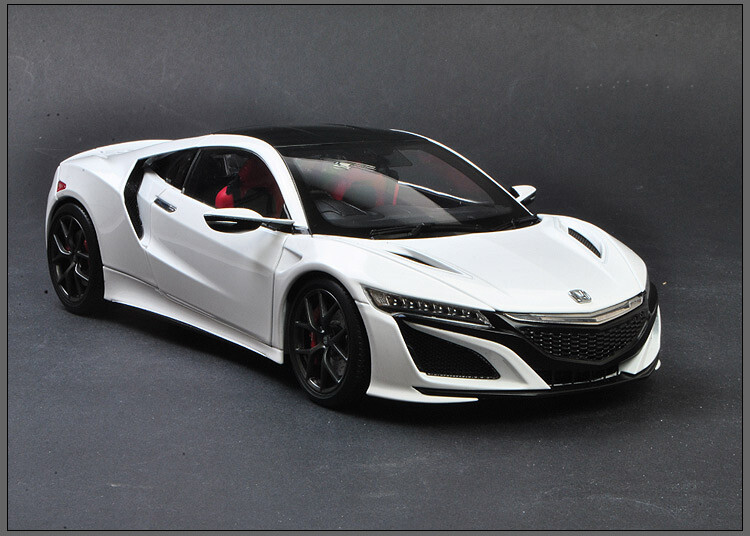 【新品未開封】SAMURAI 1/18 Honda NSX White for Kengfai FOR HONDA For ACURA NSX White right rudder 1/18