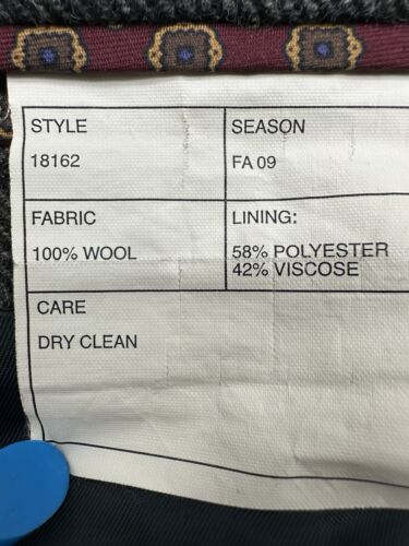 J. CREW Westbourne 100% Wool Yorkshire Tweed by Moon Topcoat Overcoat XLT Tall - Picture 11 of 12