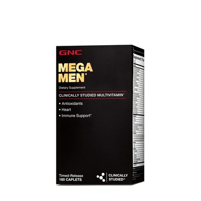 GNC Mega Men Multivitamin 180 Count High Potency Antioxidant Formula