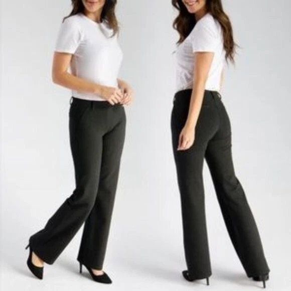 Betabrand Bootcut Yoga Dress Pants Women's Size MP Office Casual