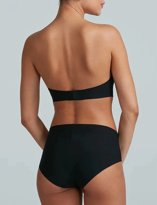 Commando Womens Bralette Butter Soft Support Strapless Size Medium Black - Image 3 of 4