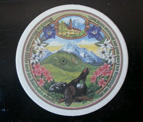 Bierdeckel Mittenwalder Privatbrauerei - Jahreszeiten-Edition: Frühling