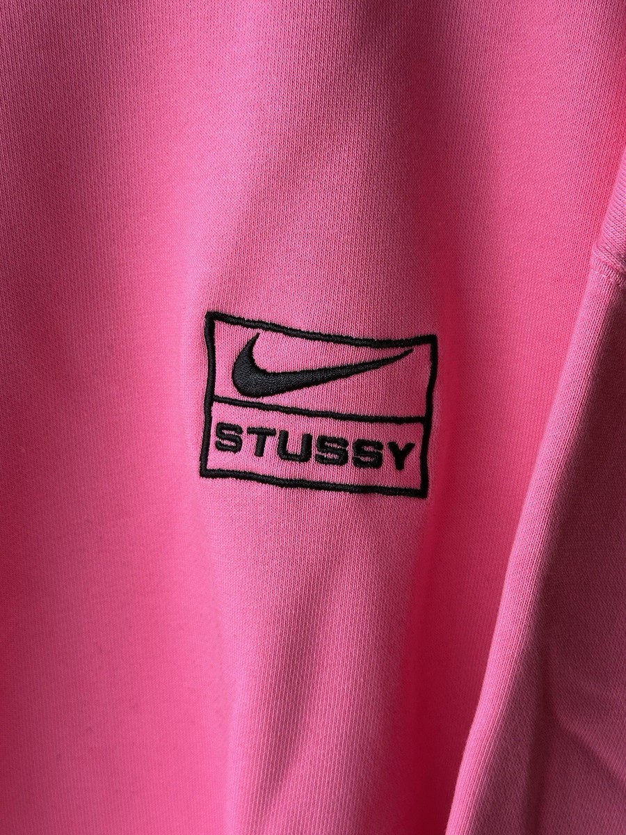 Nike x Stussy NRG Washed Fleece Crew 'Lotus Pink' DO5310-670 Nike x Stussy NRG Washed Fleece Crew 'Lotus Pink' DO5310-670