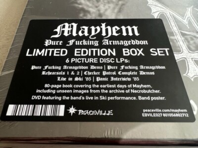 MAYHEM - PURE FUCKING ARMAGEDDON ORG LIM. 6 PICDISCS/DVD BOXSET +