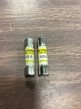 Littelfuse FLQ 8 500Vac 8 Amp Time Delay Fuse, Lot Of 2