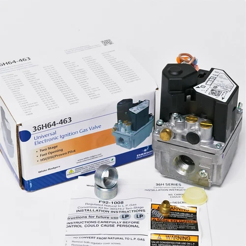 36H64-463 White-Rodgers Universal Electronic Ignition Gas Valve 3/4" x 3/4" 24 V
