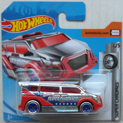 Hot Wheels Speedbox chrom/rot Super Chromes Neu/OVP Bus Kleinbus Mattel Van HW