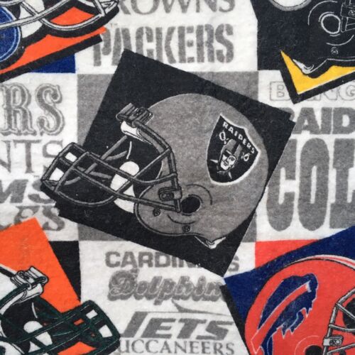 Vintage NFL Football Team Logo Blanket Throw USA - Picture 4 of 12