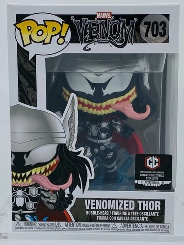 Funko Pop! Venomized Thor #703 CC Exclusive VAULTED Near Mint Box