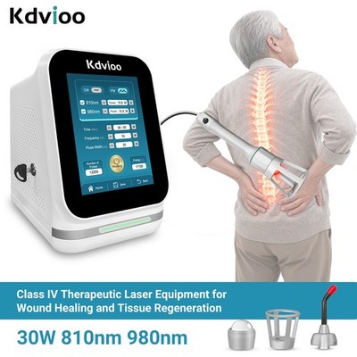 High Power Deep Tissue Laser Device 810nm 980nm 30W for Wound Healing and Repair