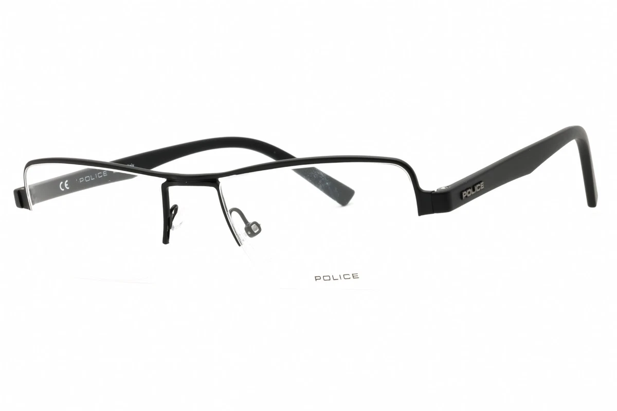 Police Oval Woman Black Plastic Frame Tiffen Oval Black Eyeglasses | Glassesshop main image 4