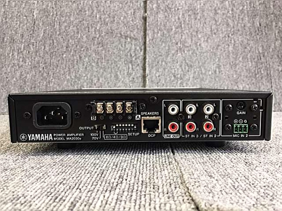 YAMAHA　MA2030a Power Amplifier Yamaha MA2030a Lo-Z/Hi-Z Switchable 30W/60W Commercial Power
