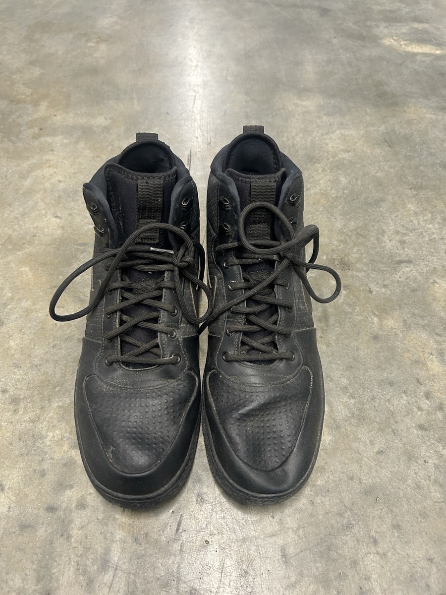Size 12 - Nike Court Borough Winter Mid Triple Black for