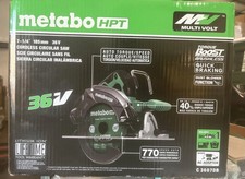 Metabo HPT 36V MultiVolt 7-1/4-Inch Circular Saw w/Torque Boost, C3607DB