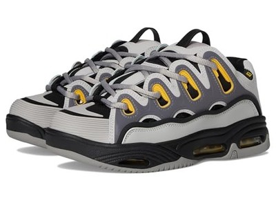 Osiris Men's D3 2001 Skate Shoes Grey/Black/Yellow