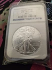 2008 $1,  1 oz  Silver Eagle NGC MS 69 Early Releases