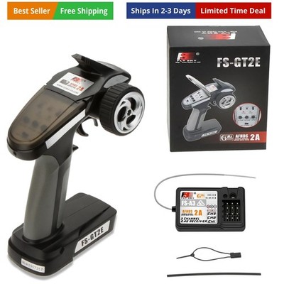 Flysky FS-GT2E AFHDS 2A 2.4ghz 2CH Radio System Transmitter for RC Car Boat w...