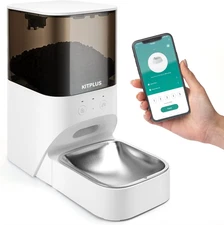 Automatic Cat Feeder, Timed Cat Feeder with APP Control, Dog Food Dispenser with