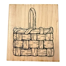 JRL Design Q165 Basket For You Rubber Stamp EUC