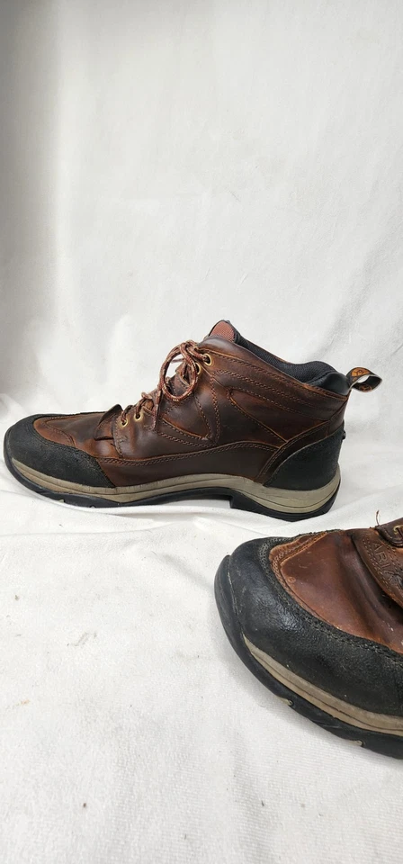 Ariat Hombres Cuero Marrón Exterior Terreno Senderismo Botas 10002183 Talla 11D Foto 4 de 4