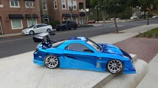 200mm 1/10 Custom Paint RX7 4Tec-2 drift DC10 HPI YD2 MST TT02 Body Only