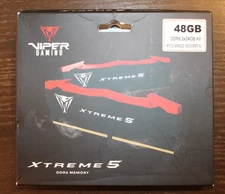 Patriot Viper Xtreme 5 DDR5 48GB 2x24GB 8200MHz UDIMM 288-Pin PVX548G82C38K