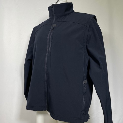 5.11 Tactical Navy Blue Full Zip Softshell Jacket Zipout Vest Combo Men's XL - Picture 2 of 18