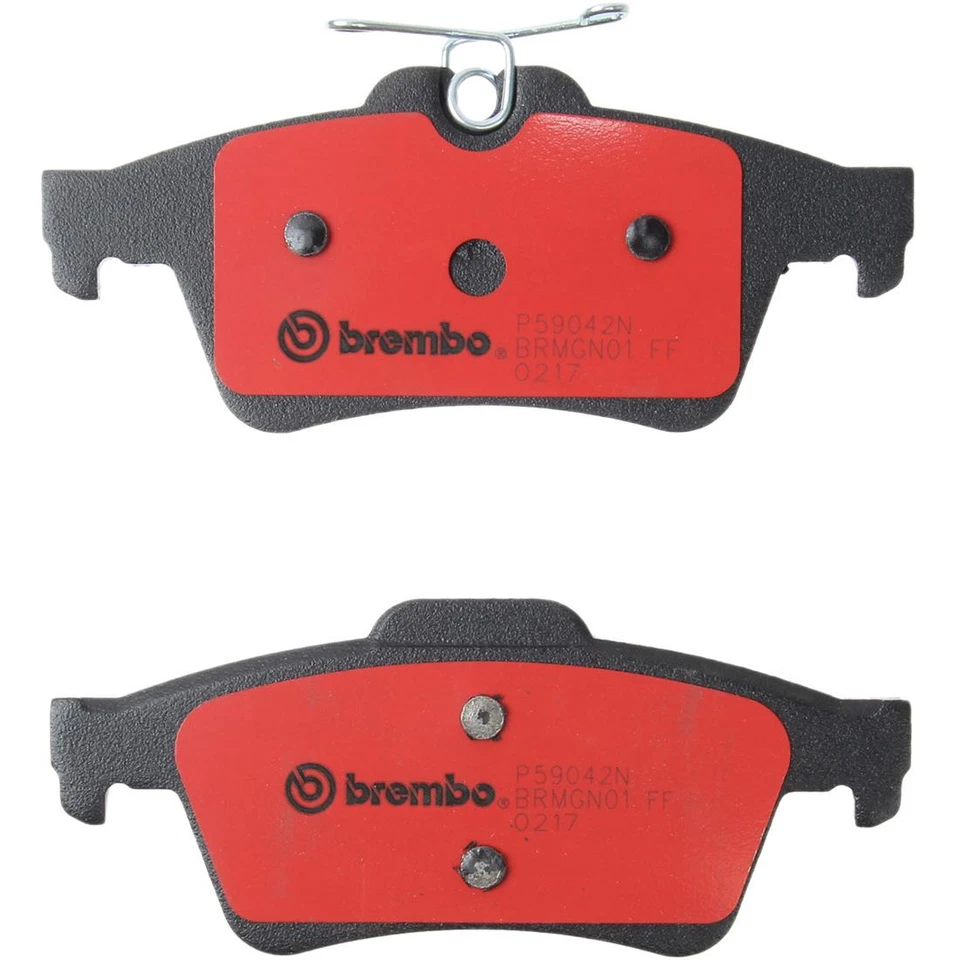 Juego de pastillas de freno Brembo delanteras y traseras de cerámica para Pontiac Solstice Saturn Sky Foto 4 de 4