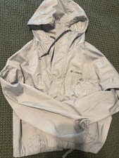 Columbia Jacket Adult Medium Gray Hooded Wind...