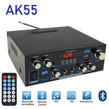 AK55 Hifi Digital Amplifier Channel 2.0 Bluetooth Surround Sound AMP Max Power 9