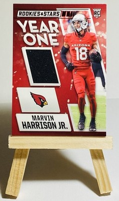 2024 Panini Rookies & Stars Year One Marvin Harrison Jr. Patch Rookie RC #YO-MHJ