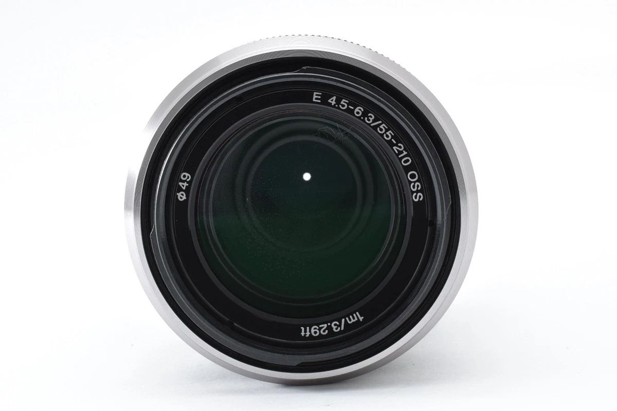 ¡Lente OSS Sony Sel55210 55-210 mm F/4,5-6,3 para montura E [tal cual] de...