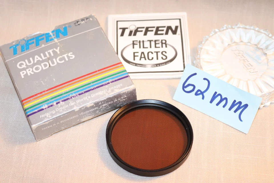 NEW Vtg Tiffen 62mm SEPIA #3 FOG Effect FILTER USA 62mm Sepia 3 Nostalgic - MINT - Image 3 of 4