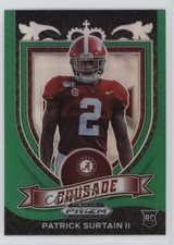 2021 Panini Prizm Draft Picks Crusade Green Prizm Patrick Surtain II #178 0z8v