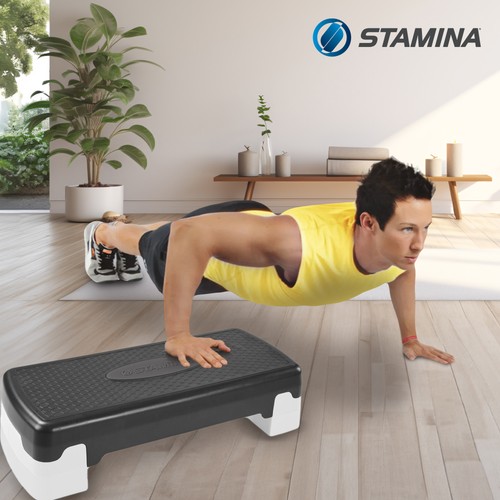 Attrezzatura Allenamento Stamina Regolabile Passo Aerobico Casa Palestra, Nero (Scatola Aperta) - Foto 5 di 7
