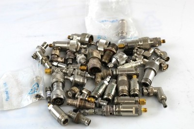 Menge 43 RF Koaxial Anschlüsse & Adapter? N Typ ,SMA, BNC, Tnc Mixed ? Gebraucht