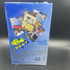 1993 Classic Best Minor League Gold Baseball Hobby Box