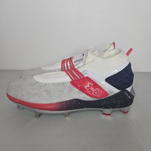 Under Armour Men's HOVR UA Harper 8 USA Baseball Softball Metal Cleats Size 14 - 第 1/11 張圖片