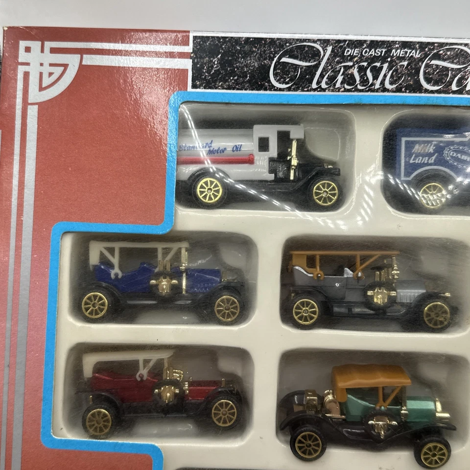 Coches clásicos de metal fundido a presión, juego de lujo caja de 10 coches Foto 2 de 4