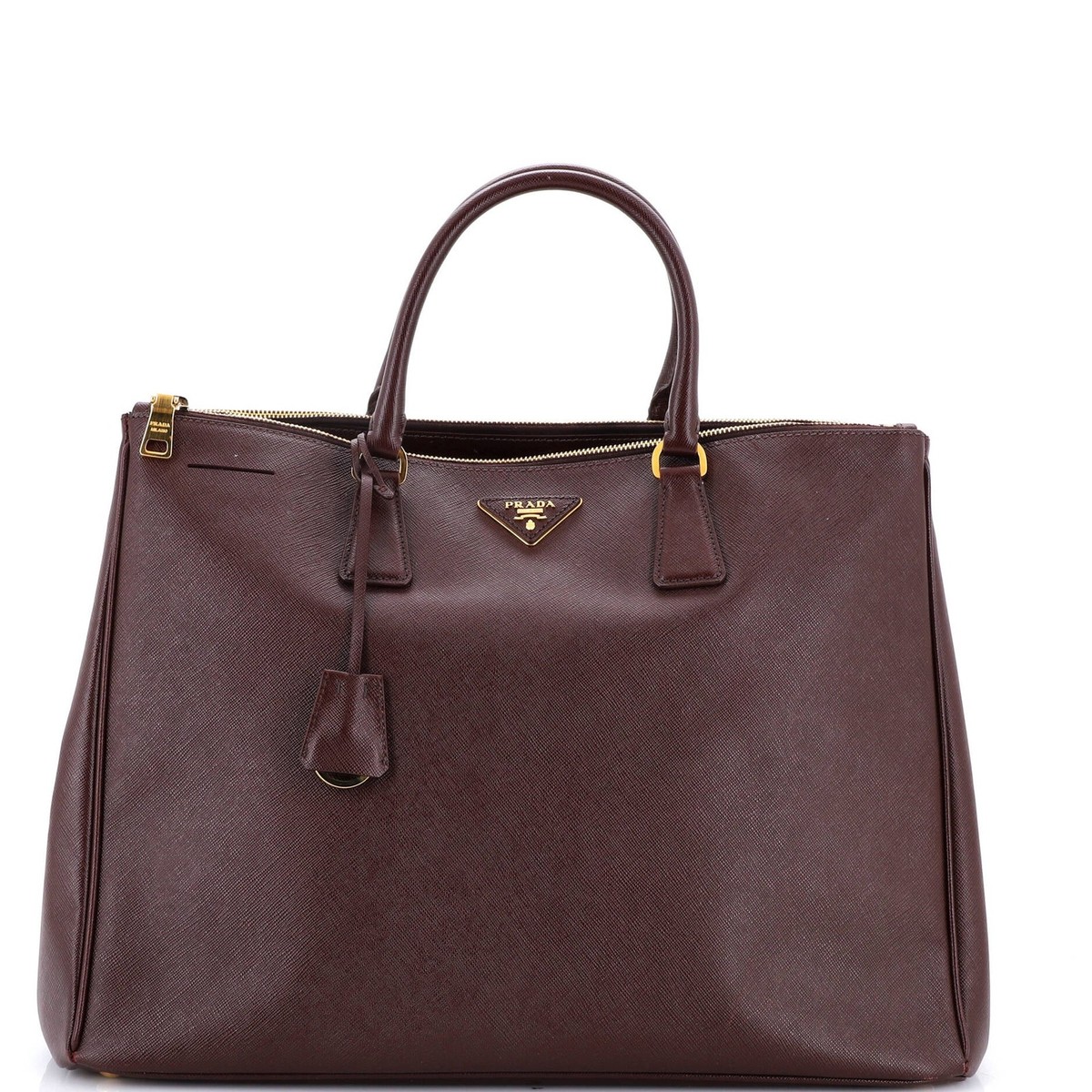 Prada Double Zip Lux Tote Saffiano Leather XL | eBay