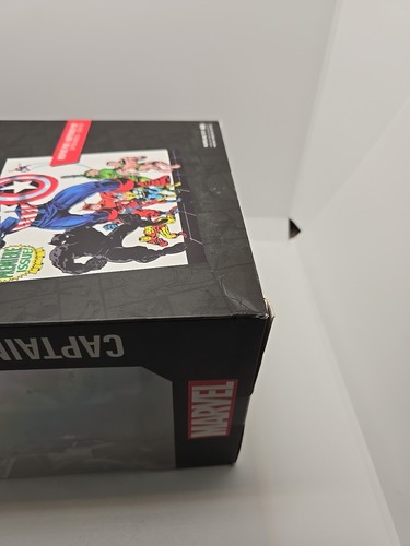 McFarlane Toys Marvel Captain America 1:10 Statue #100 OPEN BOX DAMAGED - Picture 11 of 17