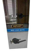 Defiant Freedom Bed/Bath Door Lever Matte Black 1007789493 New