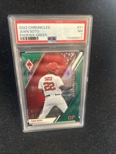 PSA 7 2022 CHRONICLES PHOENIX GREEN JUAN SOTO /75