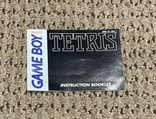 Tetris Black Manual Gameboy Instruction - Manual Only - Free Shipping