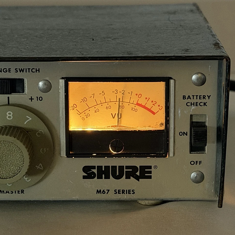 Shure M67 Professional Microphone Mixer Vintage 4 Input Mic Mixer - Image 2 of 4